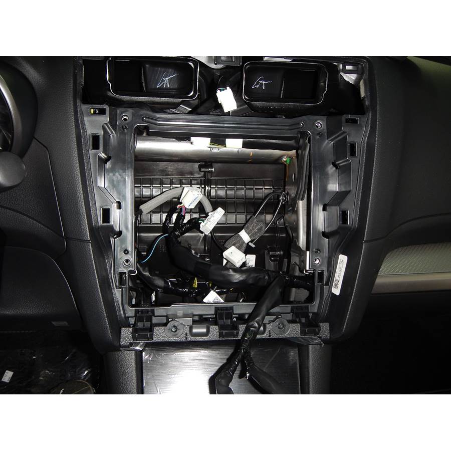 2016 Subaru Legacy Factory radio removed