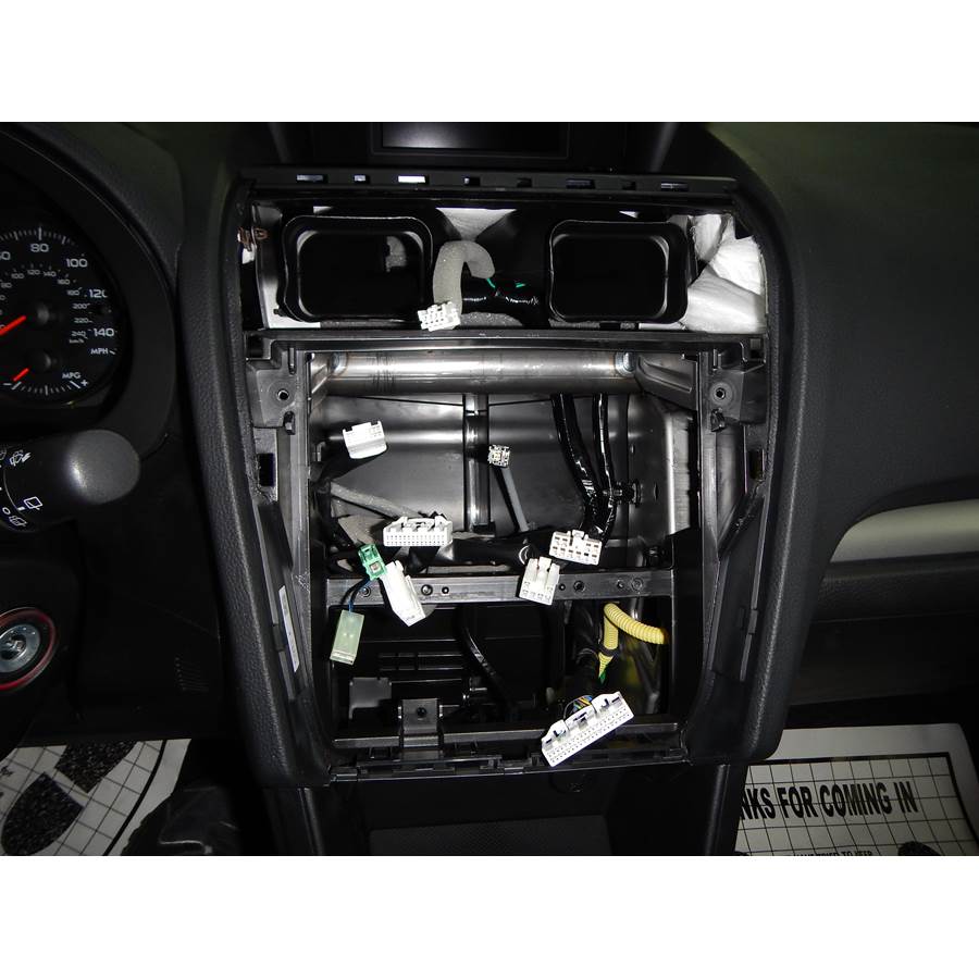 2013 Subaru Impreza Factory radio removed