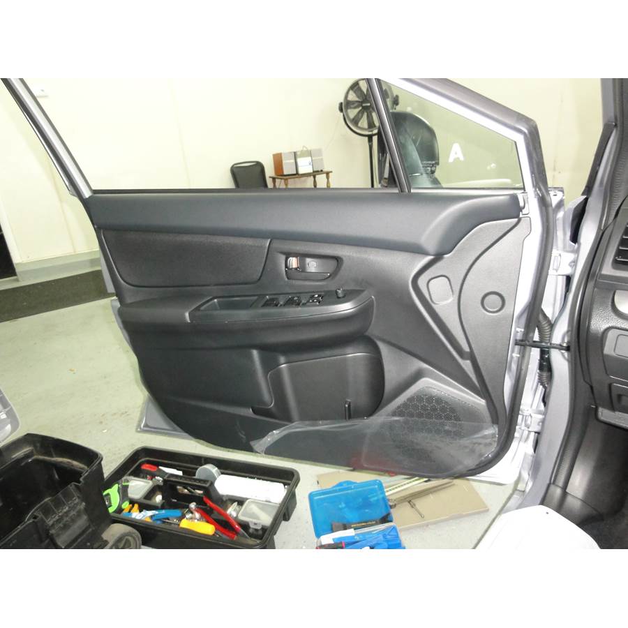 2013 Subaru XV Crosstrek Front door speaker location