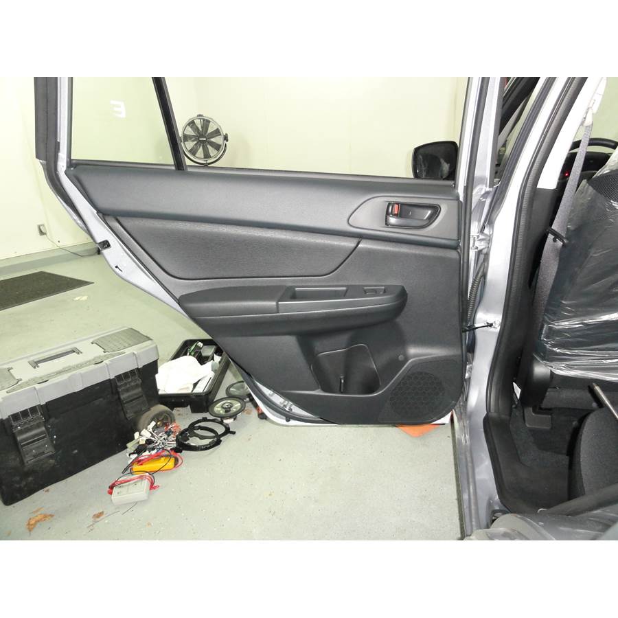 2016 Subaru Impreza Rear door speaker location