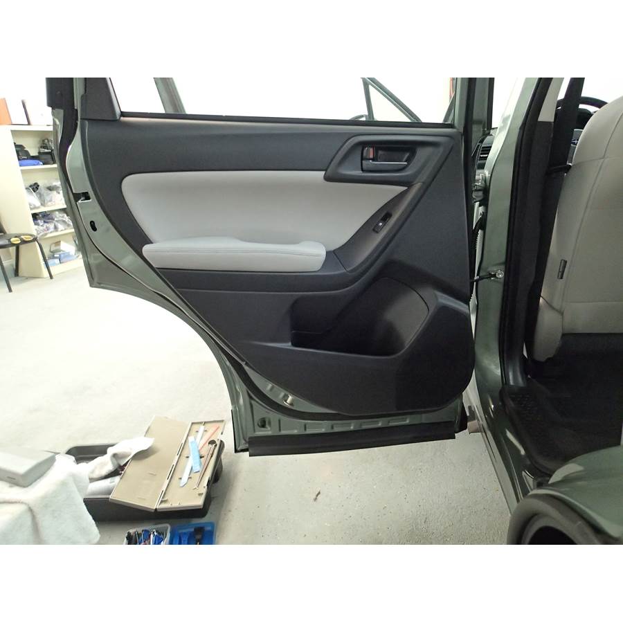2015 Subaru Forester Rear door speaker location
