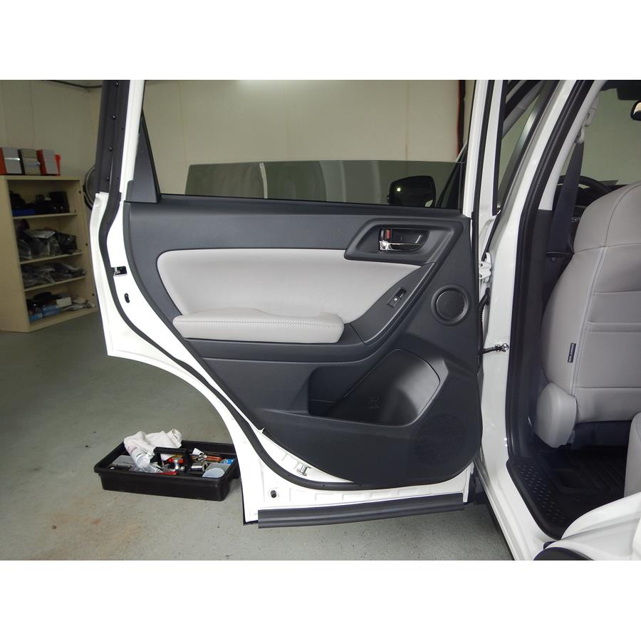 2015 Subaru Forester Rear door speaker location