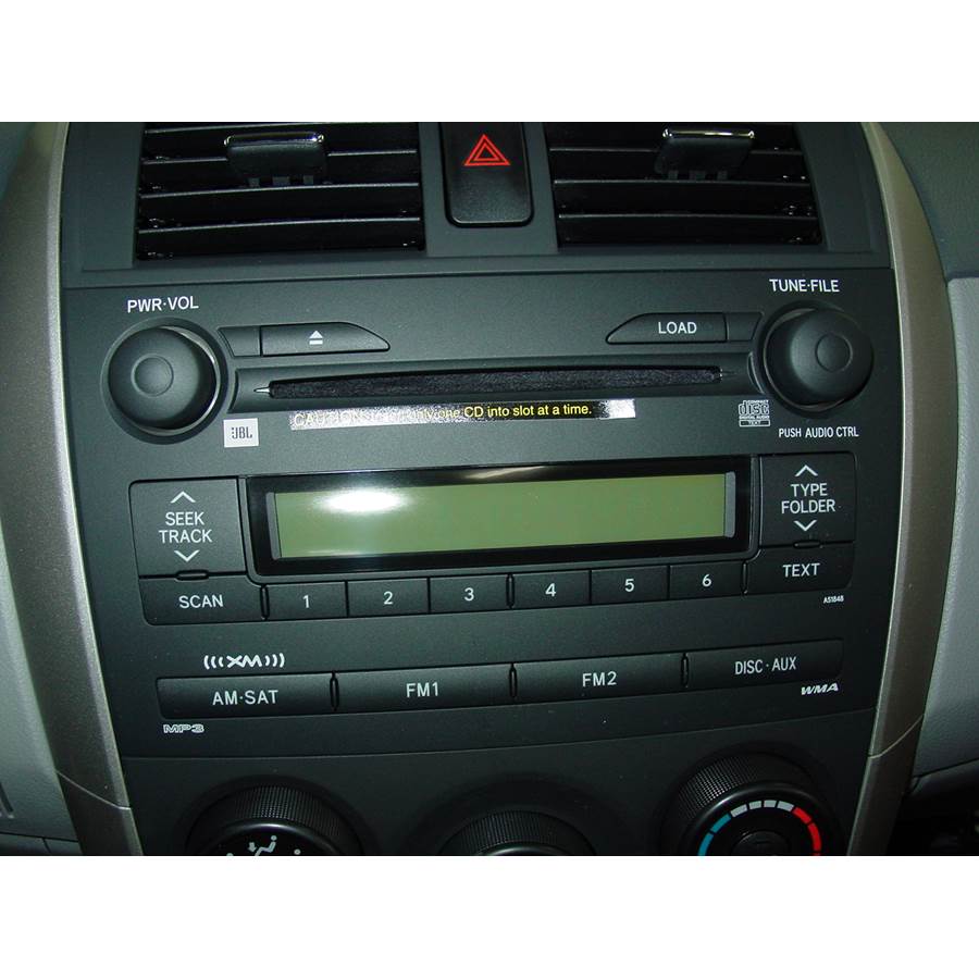 2010 Toyota Corolla Factory Radio