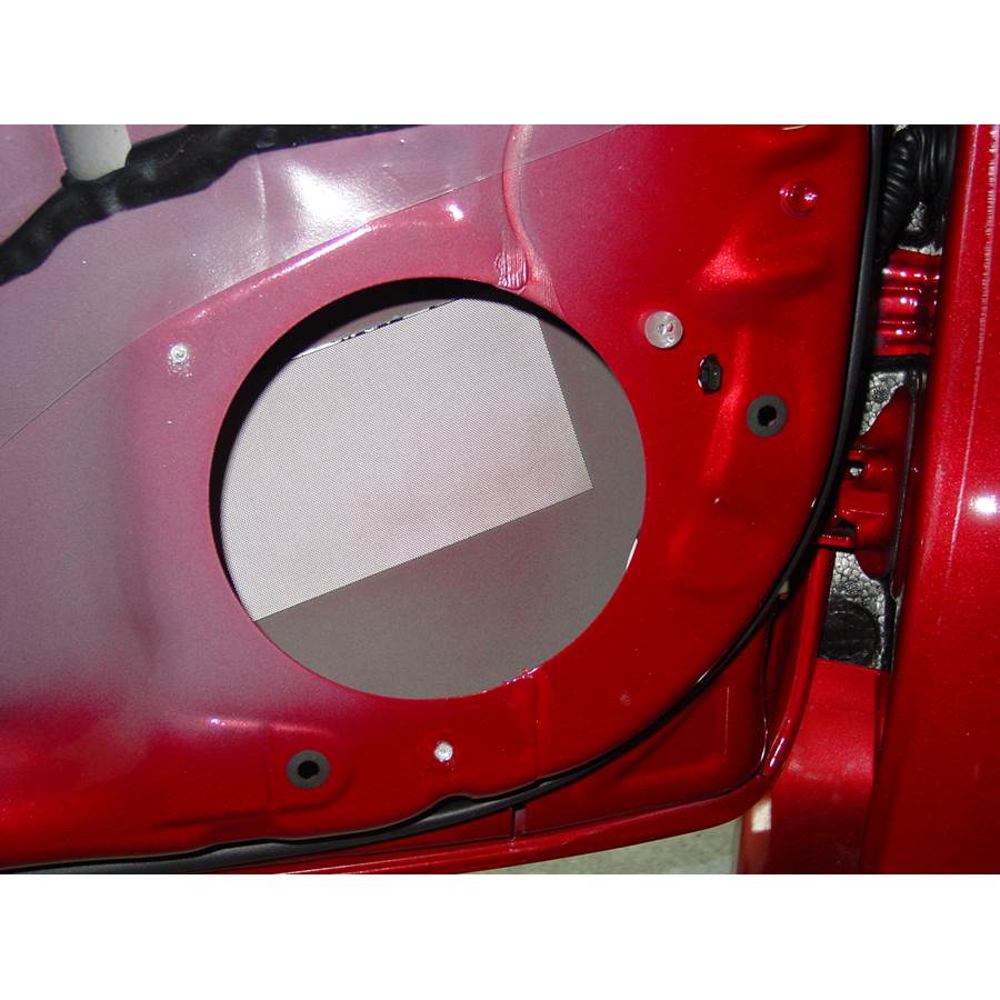 2010 Toyota Corolla Front speaker removed