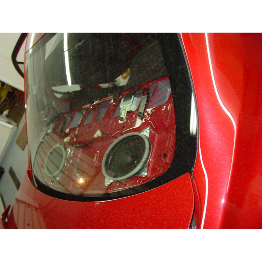 2011 Toyota Corolla Rear deck speaker location