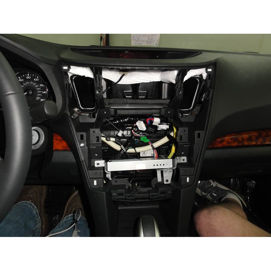 2011 Subaru Outback Factory radio removed