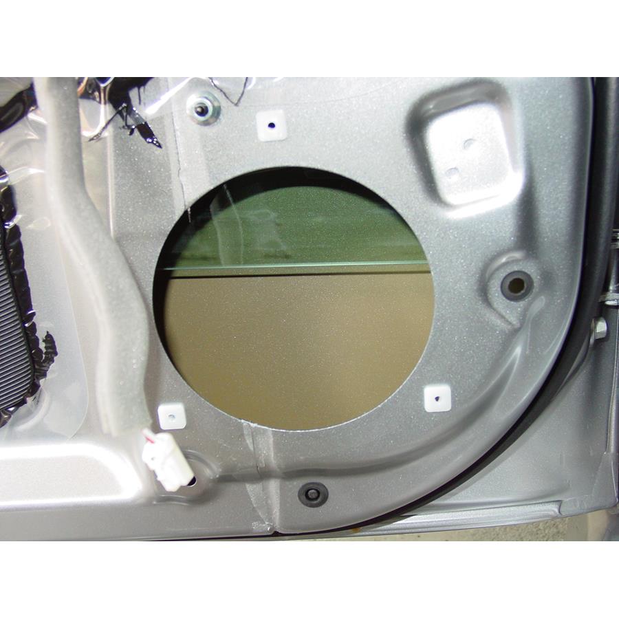 2011 Subaru Legacy Front speaker removed
