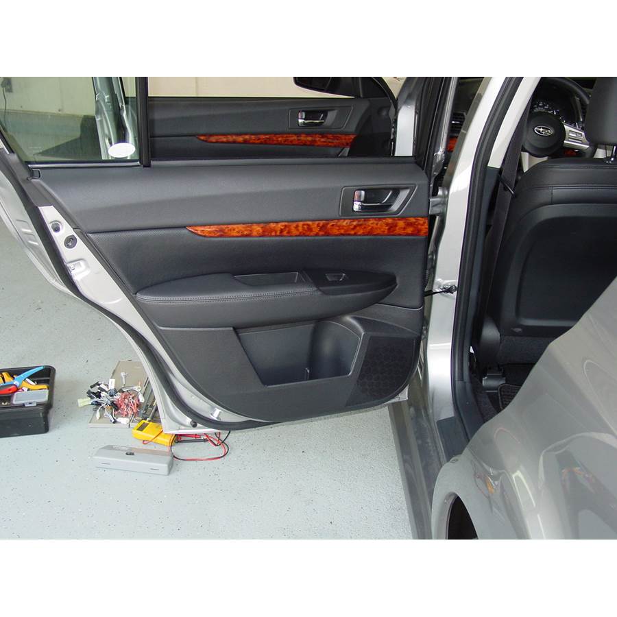 2013 Subaru Outback Rear door speaker location