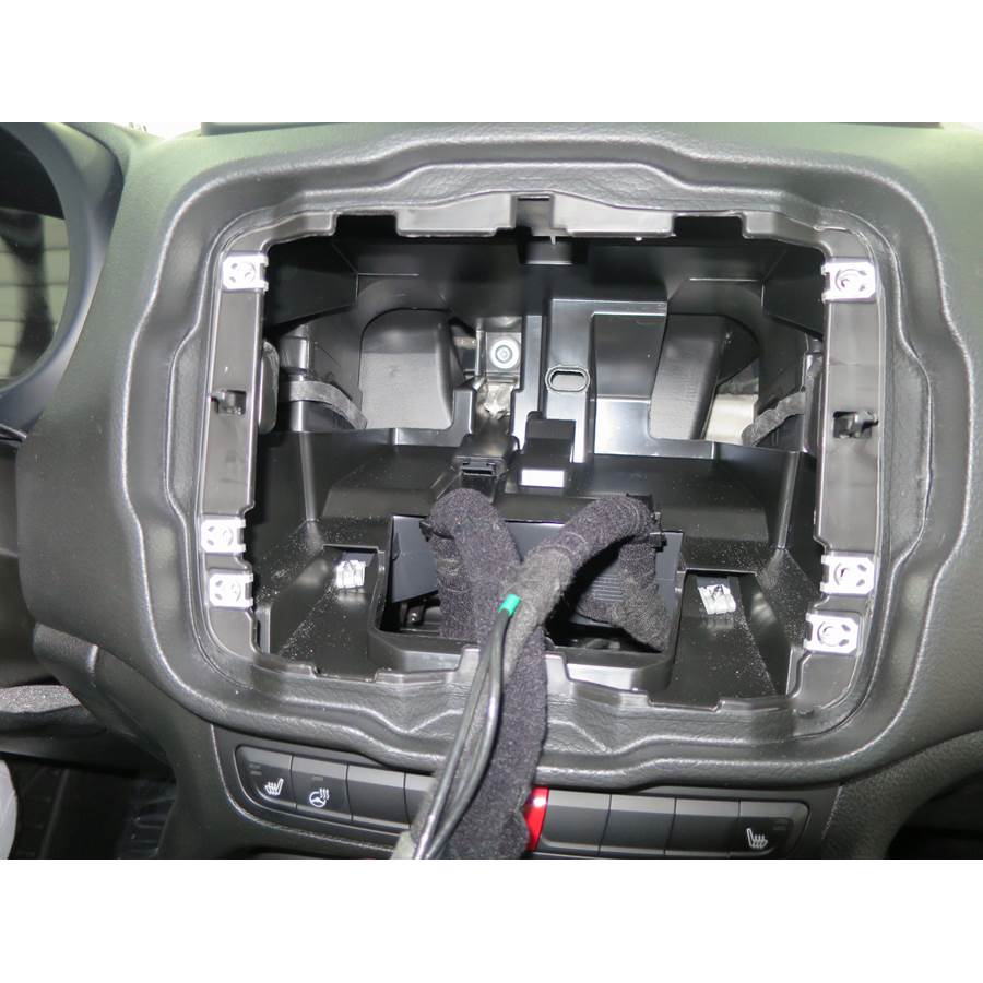 2017 Jeep Renegade Factory radio removed