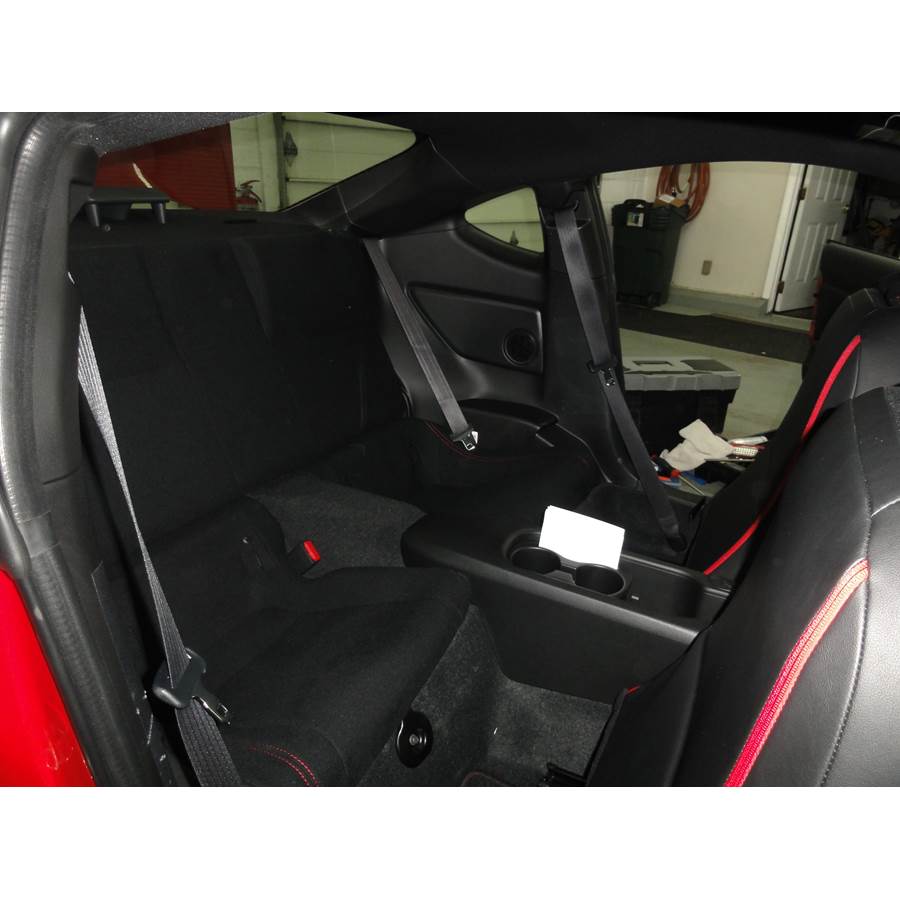 2013 Subaru BRZ Rear side panel speaker location