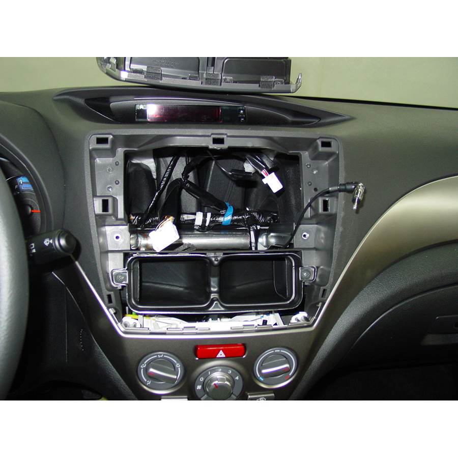 2011 Subaru Forester Factory radio removed