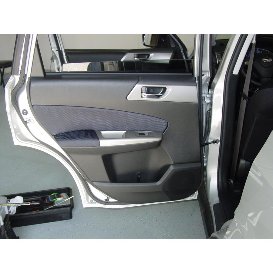 2009 Subaru Forester Rear door speaker location