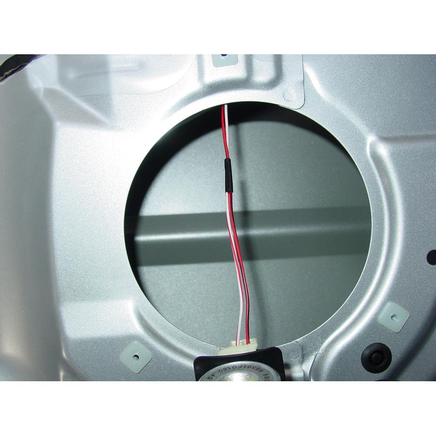 2010 Subaru Forester Rear door speaker removed