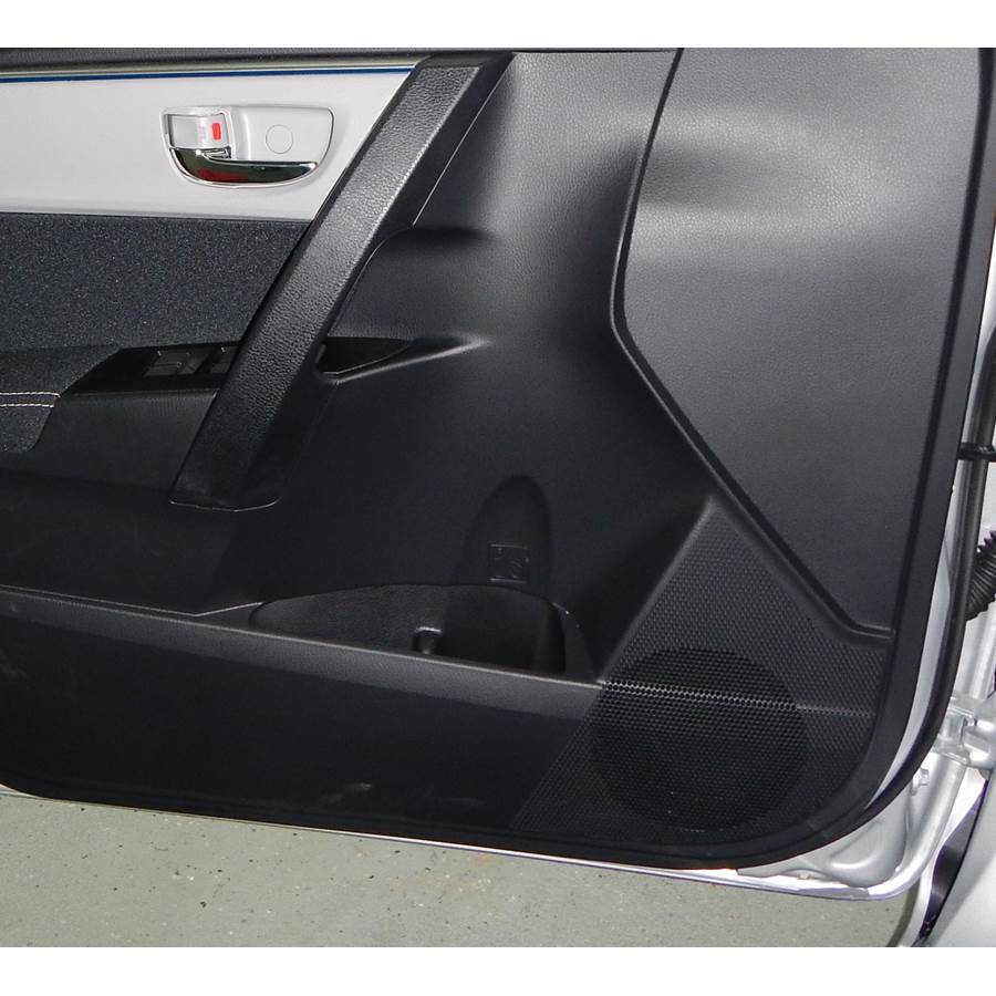 2014 Toyota Corolla Front door speaker location