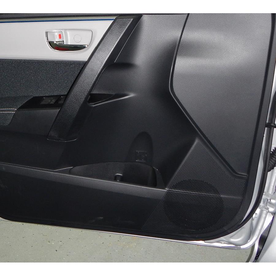 2015 Toyota Corolla Front door speaker location