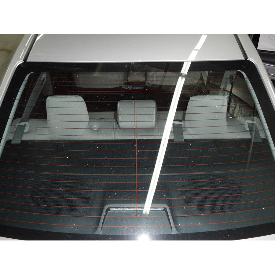 2016 Toyota Corolla Rear deck speaker location
