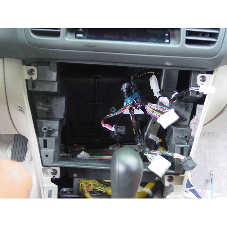 2007 Subaru Outback Factory radio removed