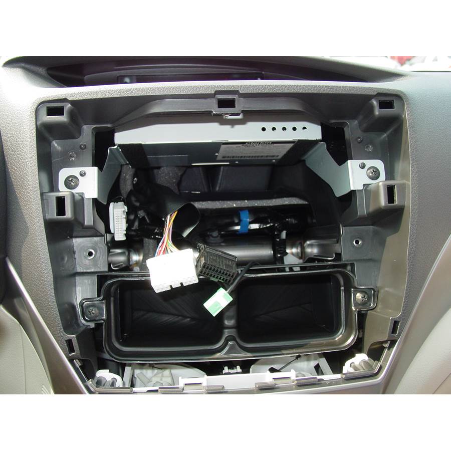 2009 Subaru Impreza WRX STi Factory radio removed