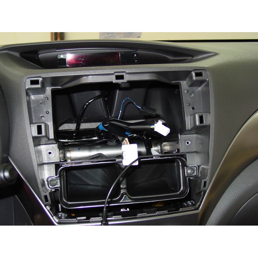 2012 Subaru Impreza WRX STi Factory radio removed