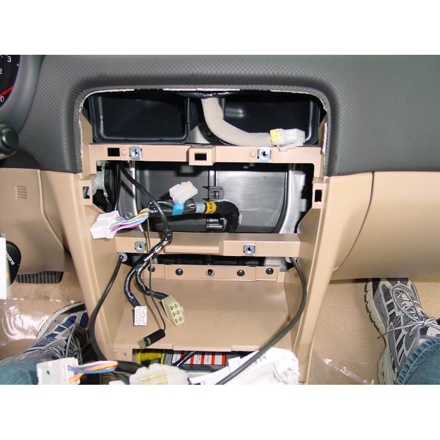 2005 Subaru Forester Factory radio removed