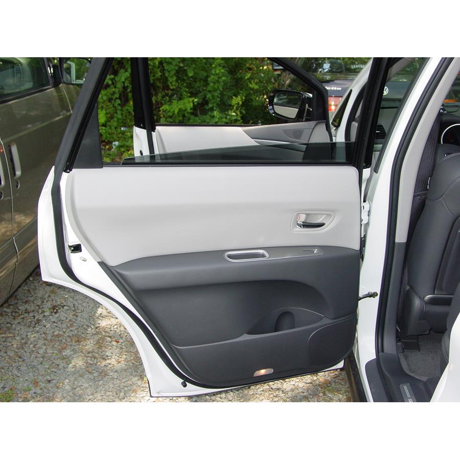 2009 Subaru Tribeca Rear door speaker location