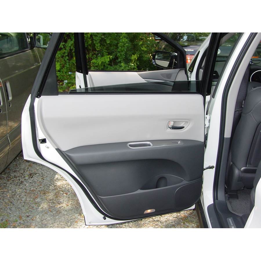 2014 Subaru Tribeca Rear door speaker location