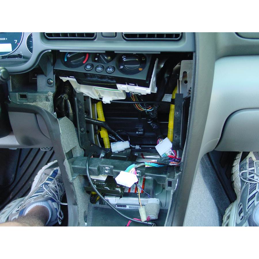 2005 Subaru Baja Factory radio removed