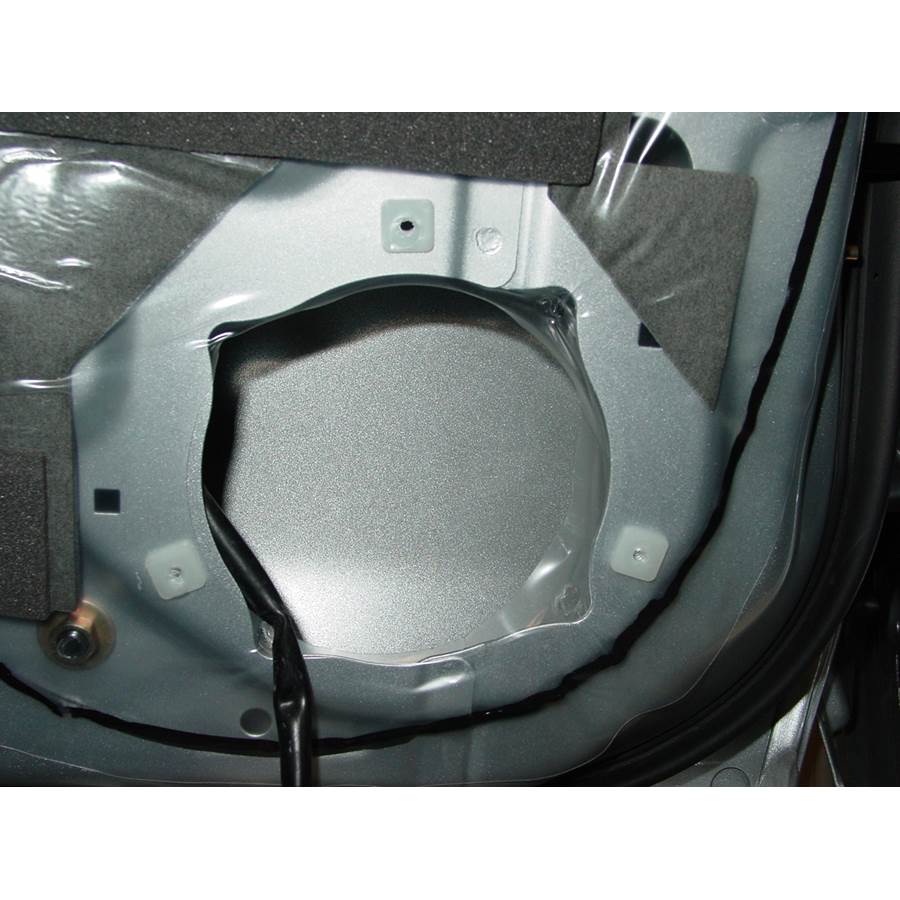 2005 Subaru Impreza WRX STi Rear door speaker removed