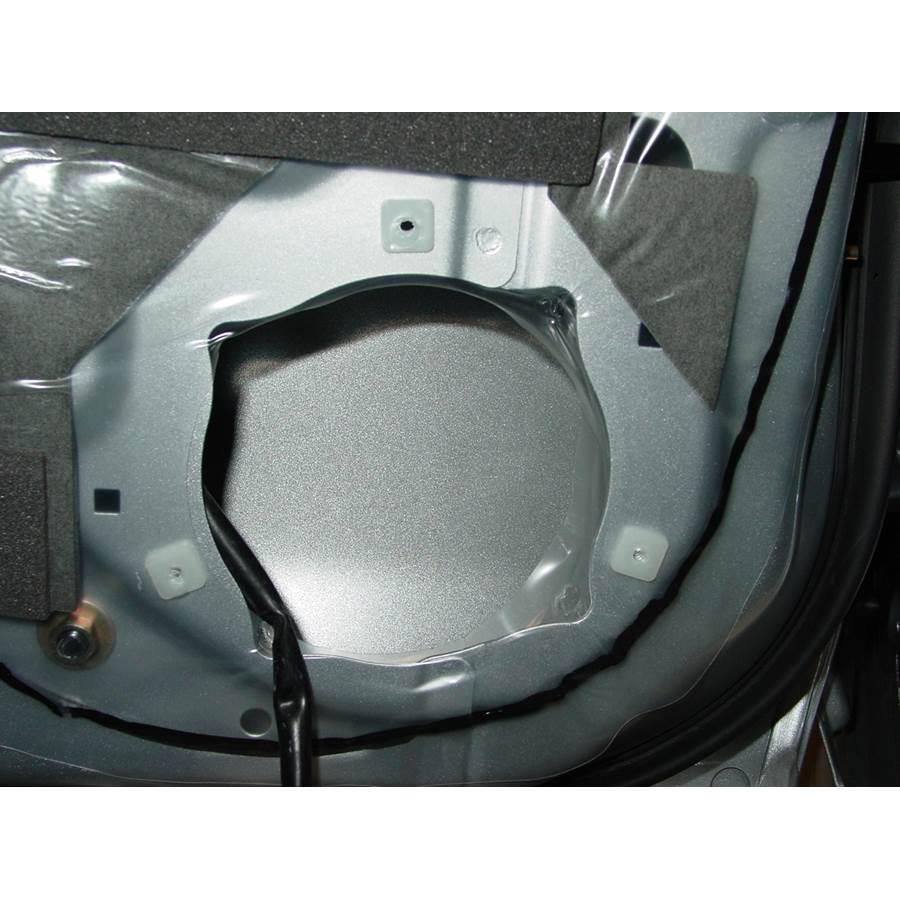 2006 Subaru Impreza WRX STi Rear door speaker removed