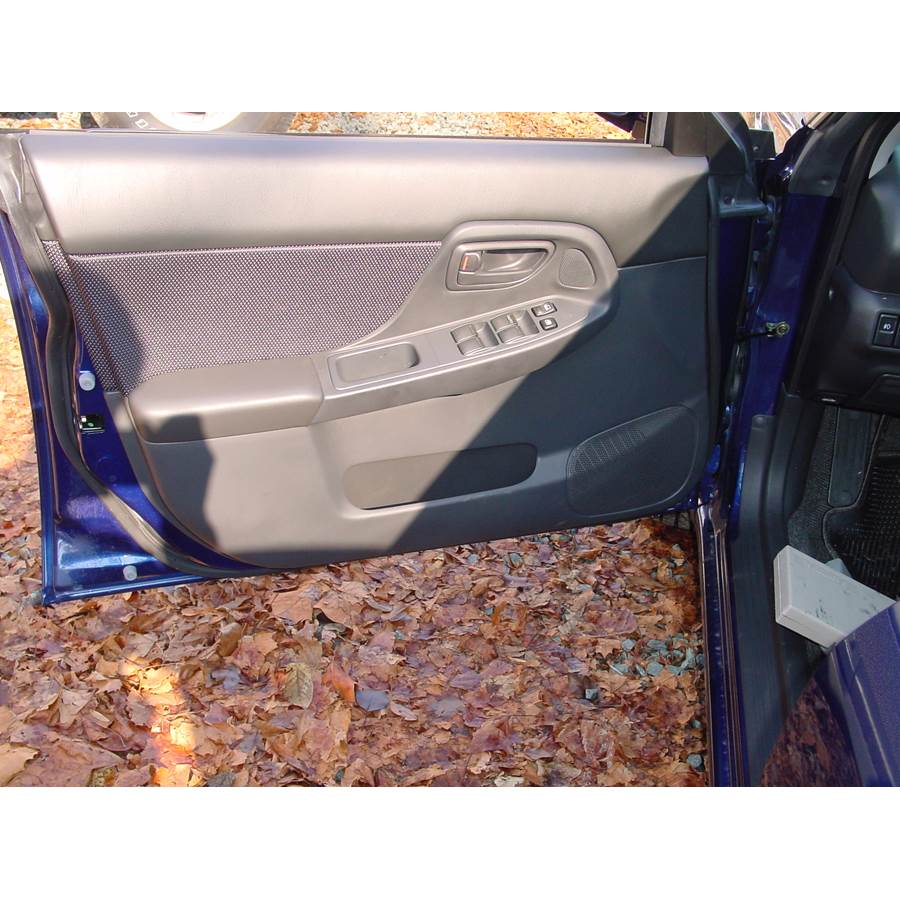 2002 Subaru Impreza Outback Sport Front door speaker location