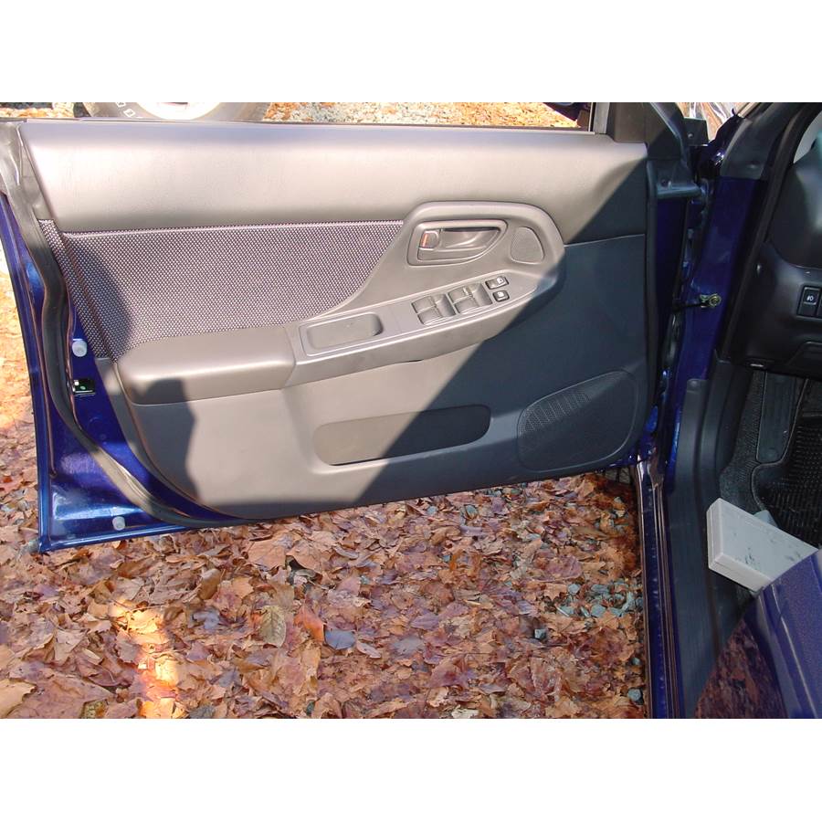 2003 Subaru Impreza WRX Front door speaker location