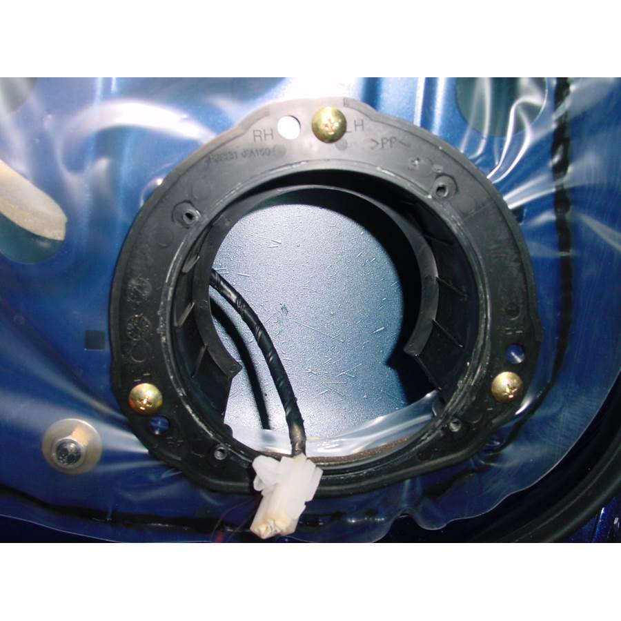 2003 Subaru Impreza WRX Rear door speaker removed