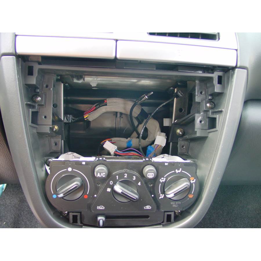 2002 Subaru Impreza 2.5 RS Factory radio removed