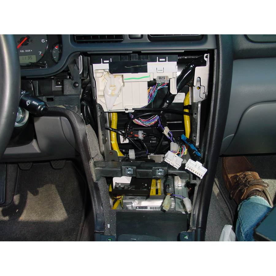 2002 Subaru Outback Factory radio removed