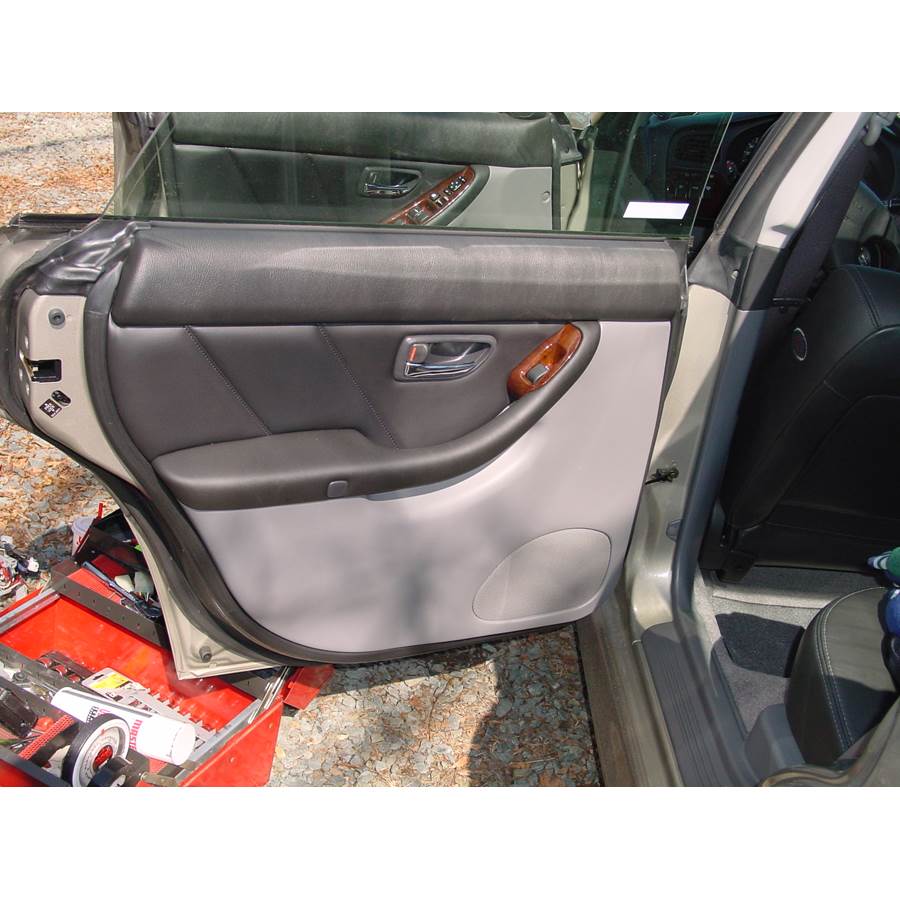 2002 Subaru Outback Rear door speaker location