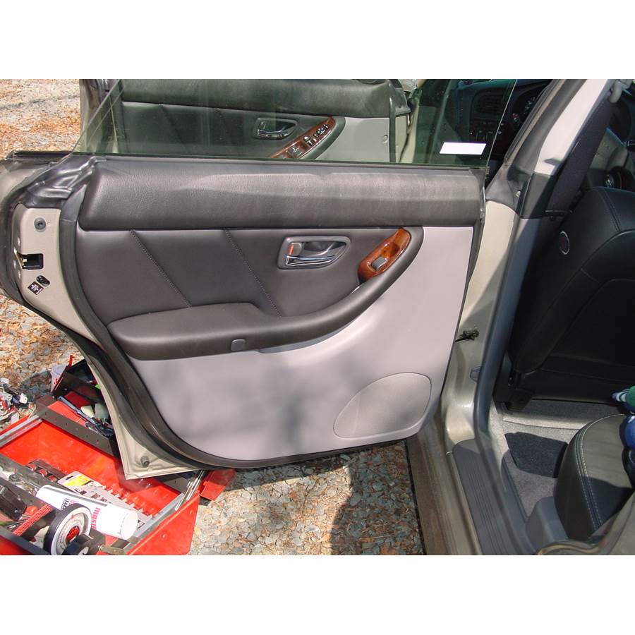 2003 Subaru Outback Rear door speaker location