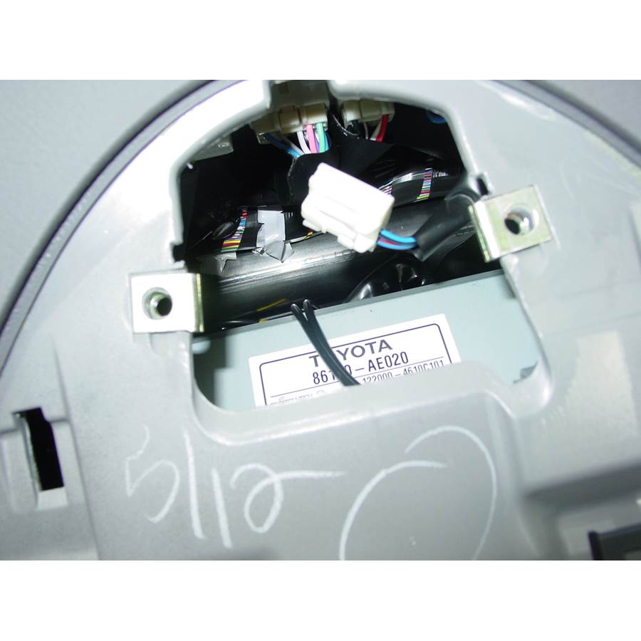 2007 Toyota Sienna Center dash speaker removed