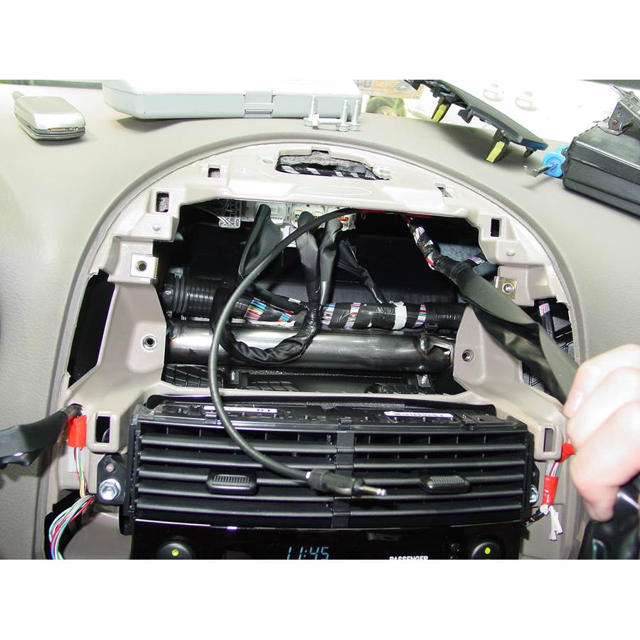 2008 Toyota Sienna Factory radio removed