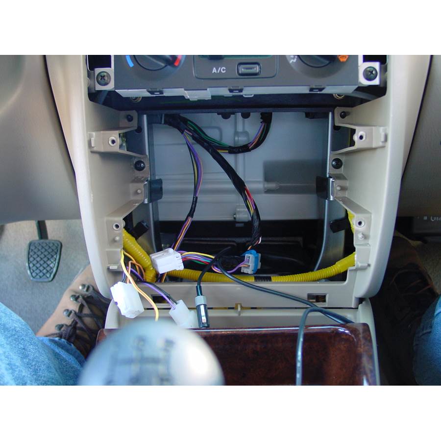 1999 Subaru Forester Factory radio removed