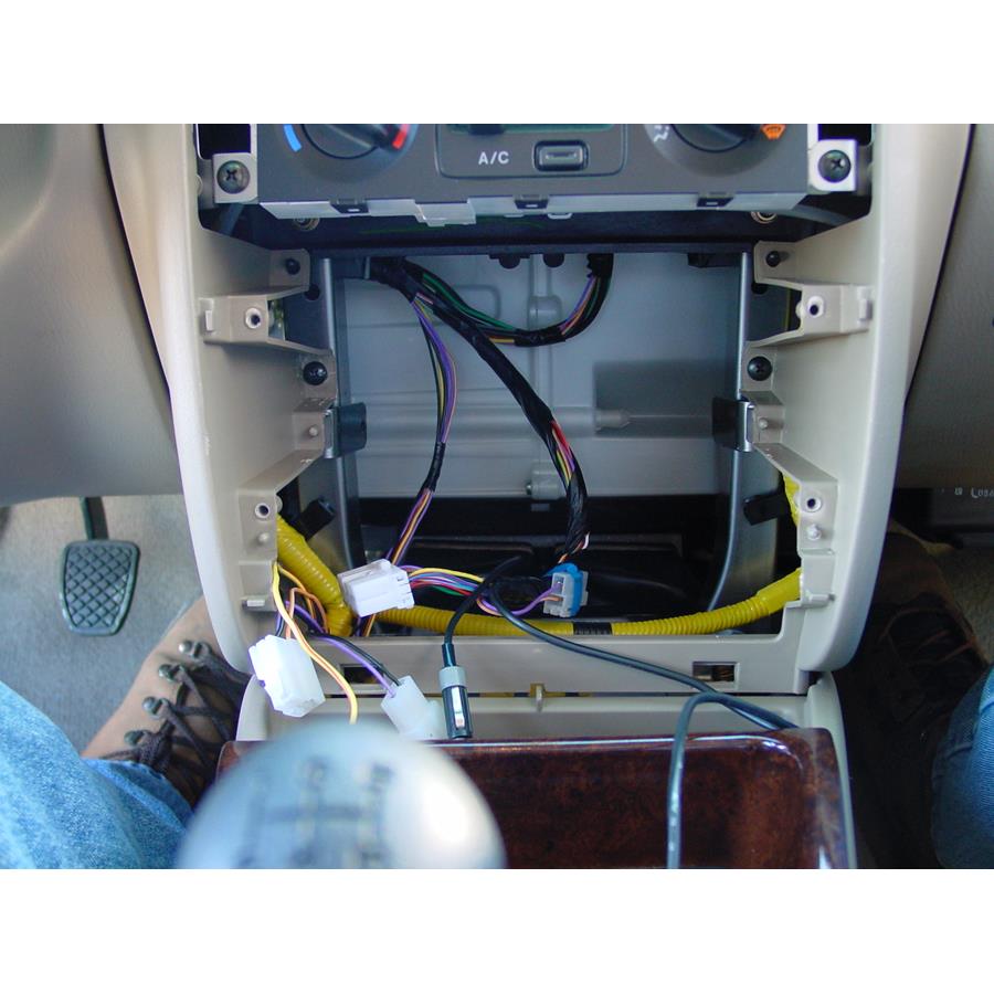 2002 Subaru Forester Factory radio removed