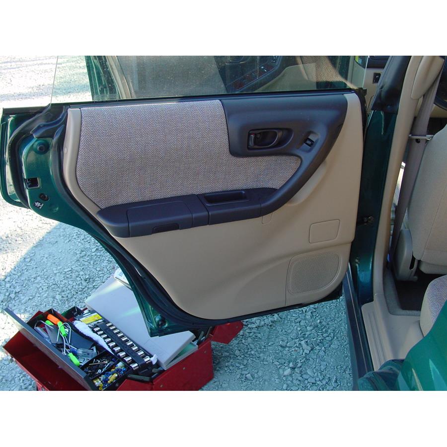 1998 Subaru Forester Rear door speaker location