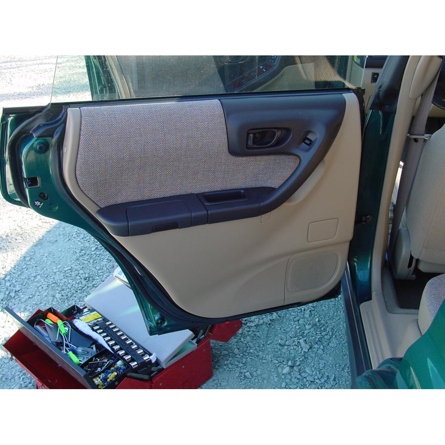 2000 Subaru Forester Rear door speaker location
