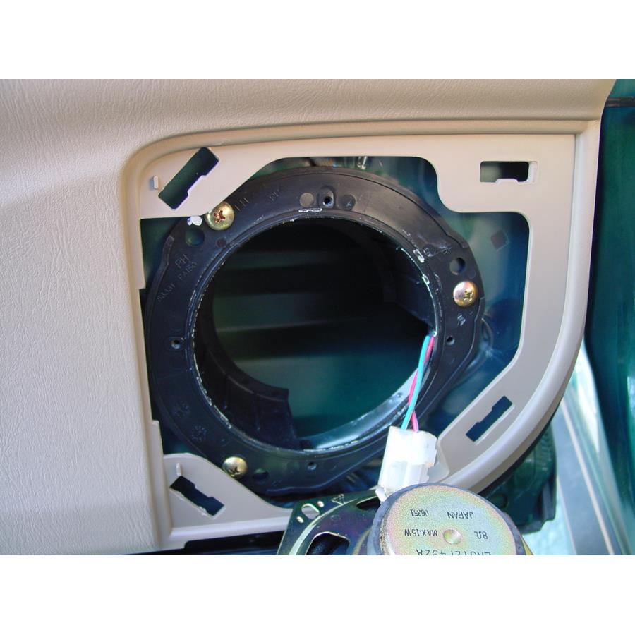 2002 Subaru Forester Rear door speaker removed