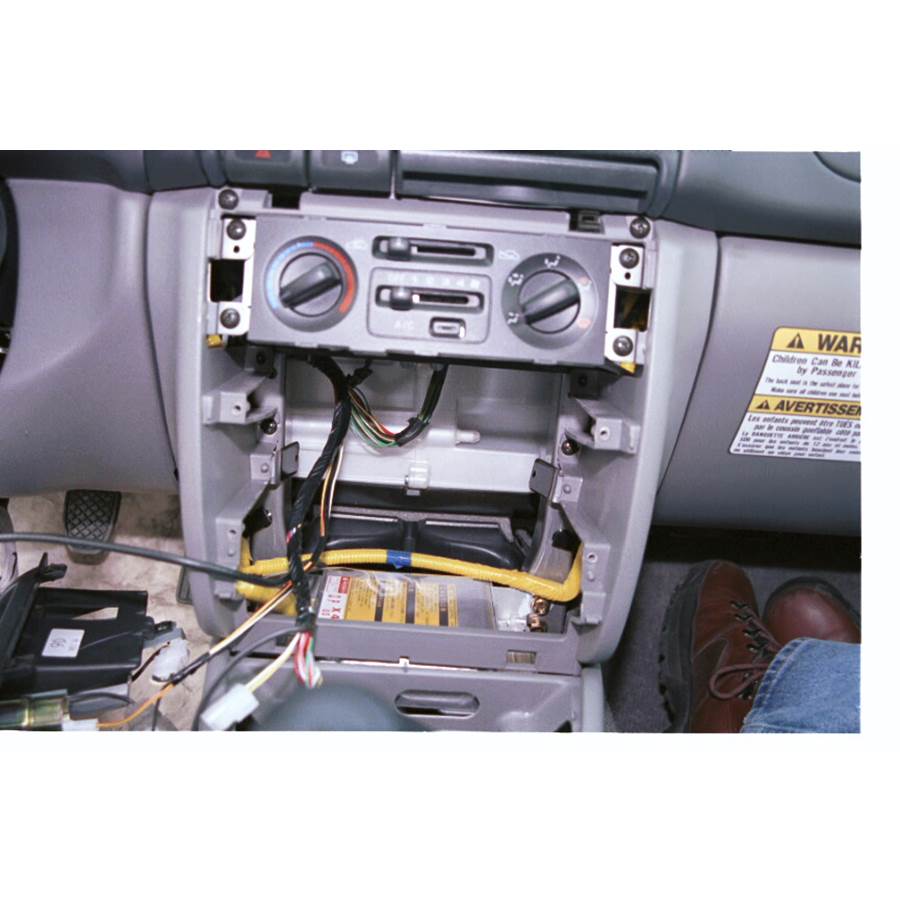2001 Subaru Impreza Factory radio removed