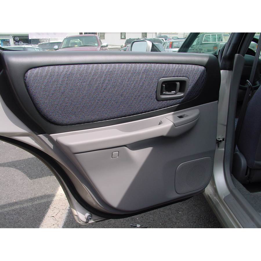 2001 Subaru Impreza L Rear door speaker location