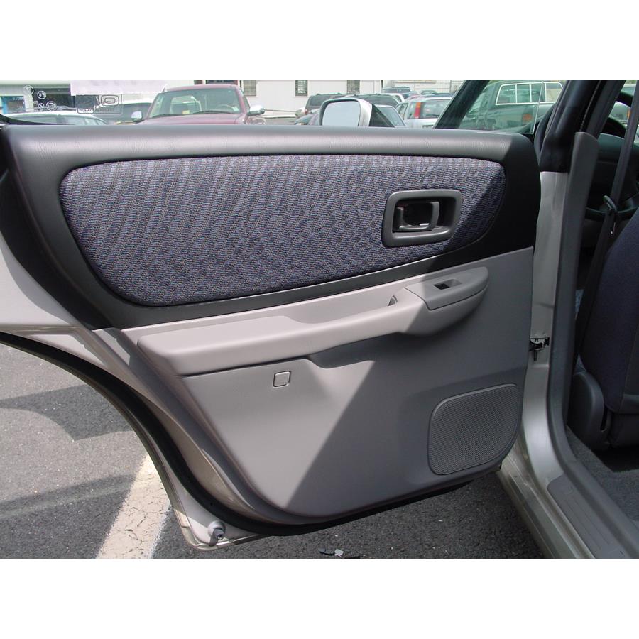 2001 Subaru Impreza Outback Sport Rear door speaker location