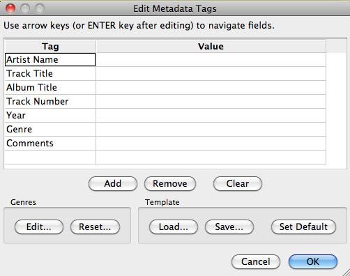 Metadata Tags