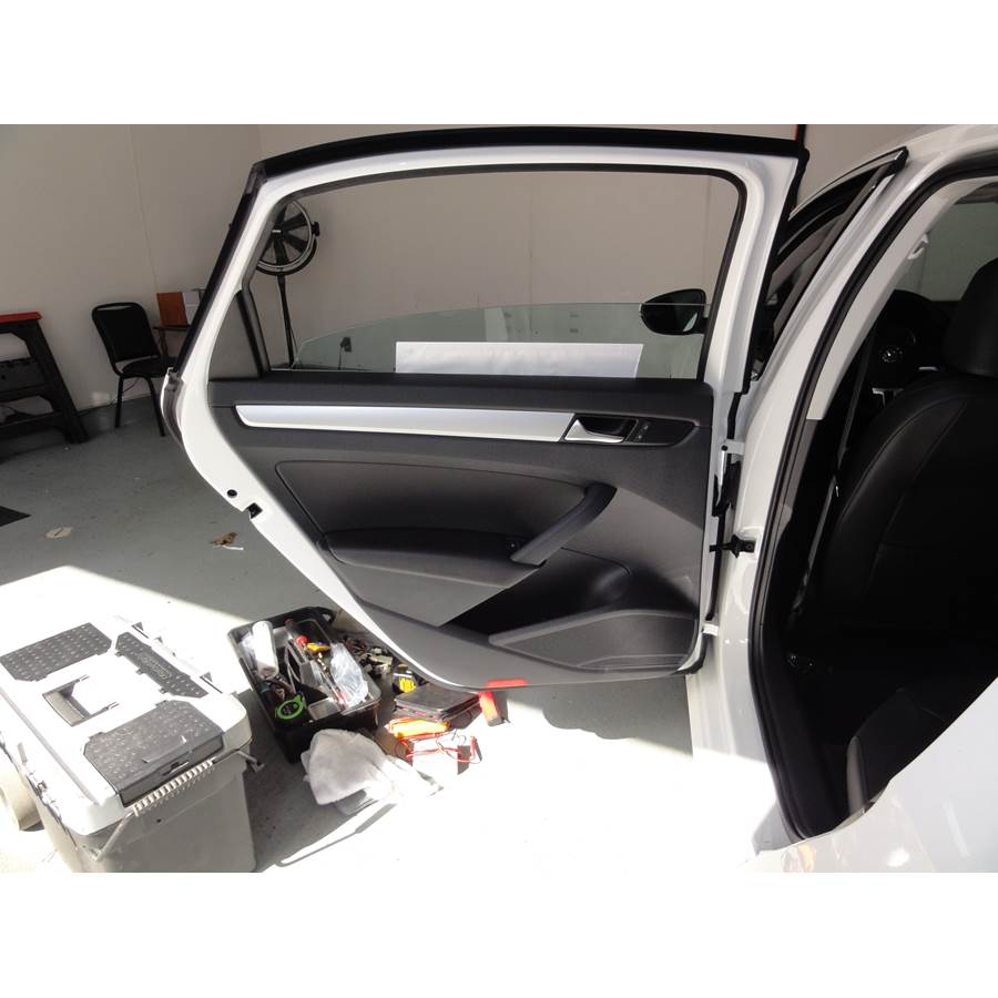 2012 Volkswagen Passat Rear door speaker location