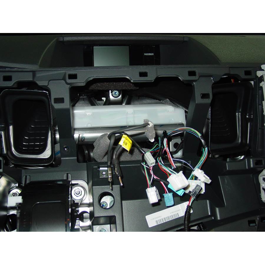 2011 Toyota Sienna Factory radio removed