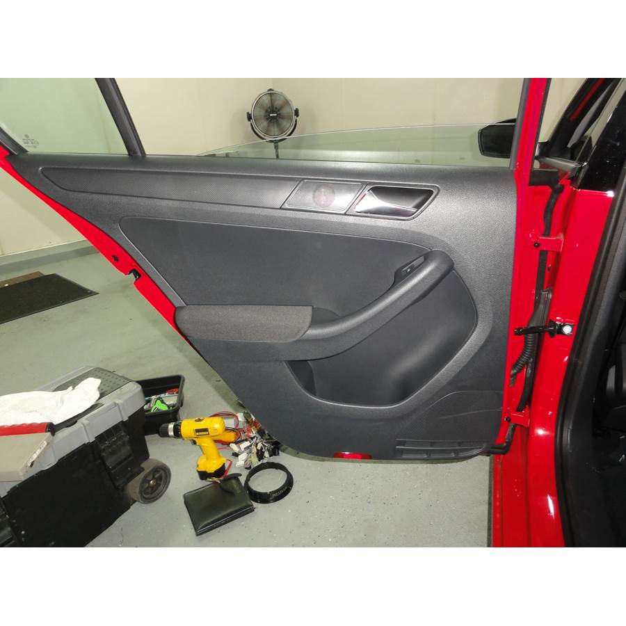 2013 Volkswagen Jetta Rear door speaker location